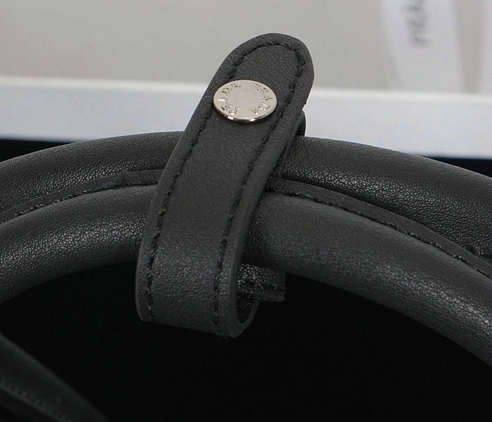 2014 Prada original leather tote bag BN2625 royalblue&black